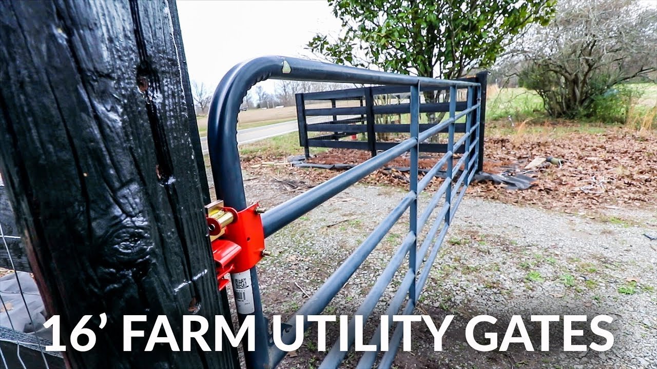How to Install a 16 Foot Farm Gate