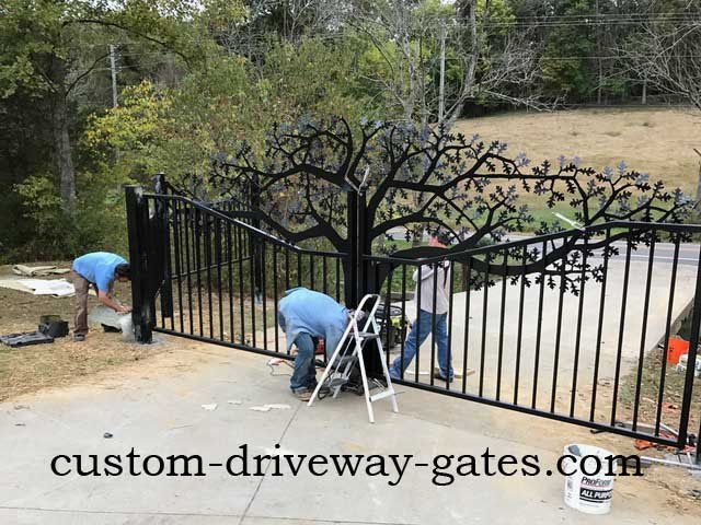How to Install a Driveway Swing Gate
