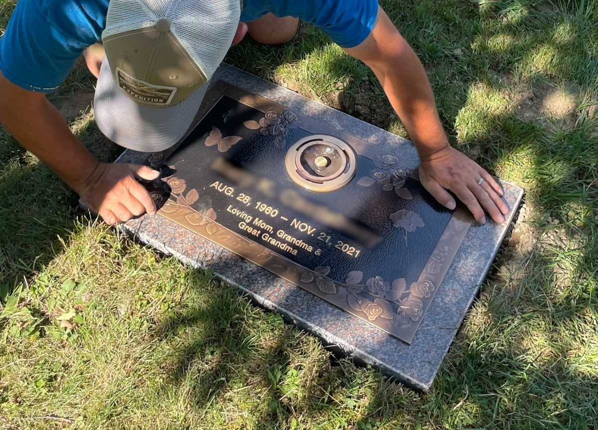 How to Install a Flat Grave Marker