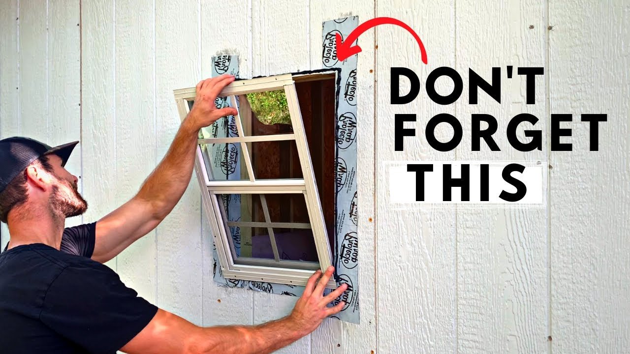How to Install a Shed Window