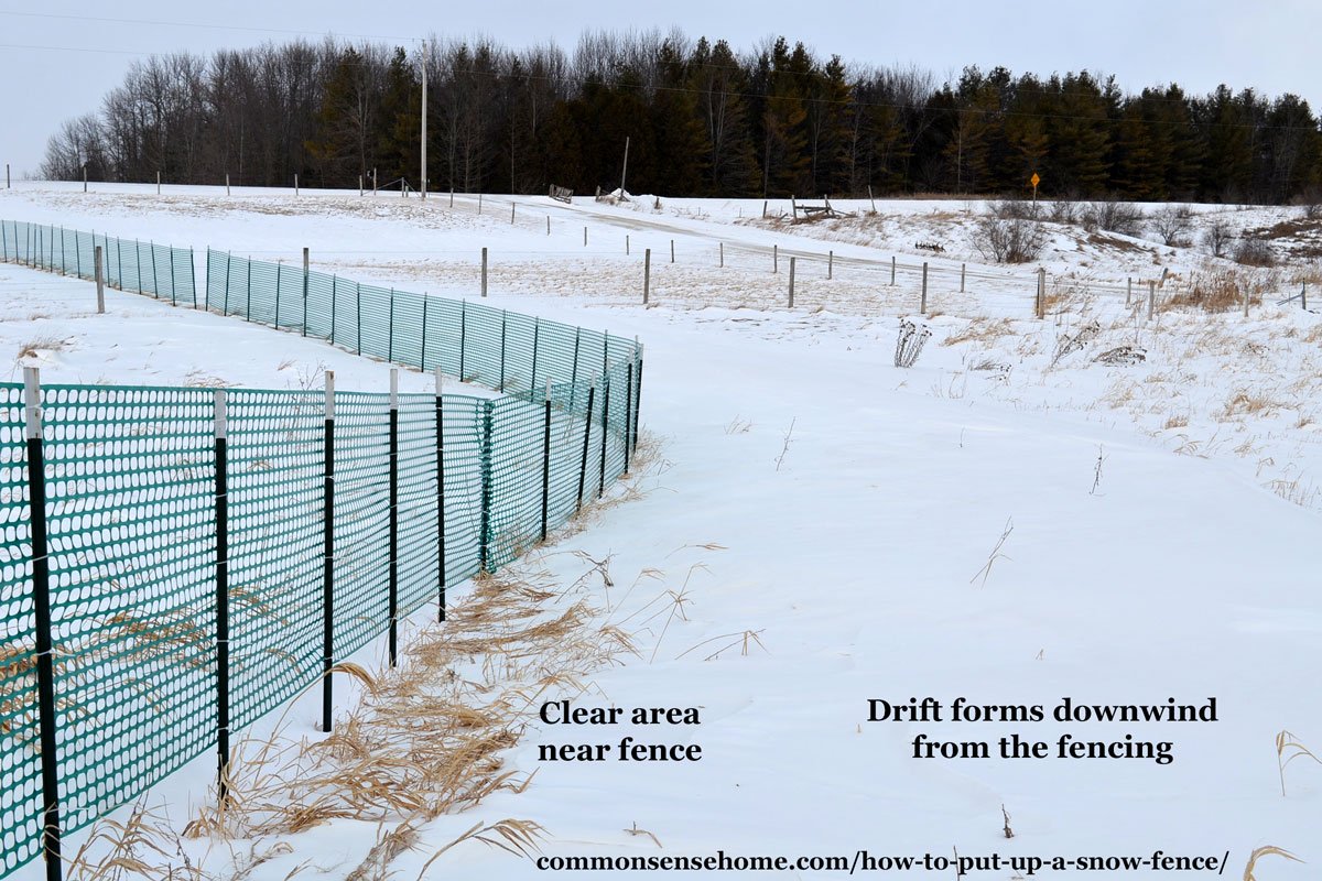 How to Install a Snow Fence