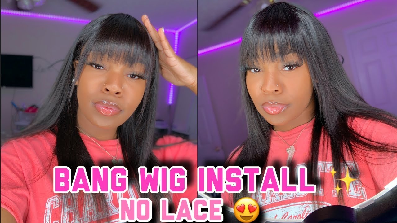 How to Install a Wig With No Lace