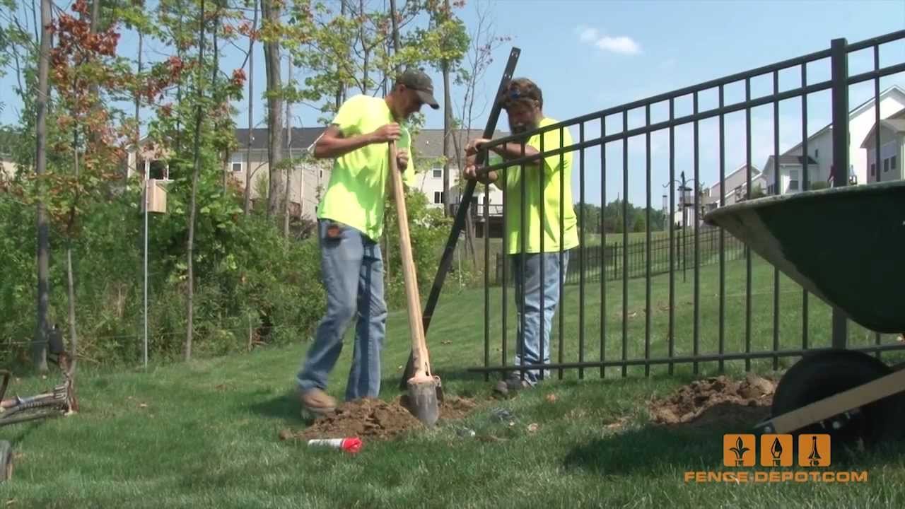 How to Install Aluminum Fence Posts