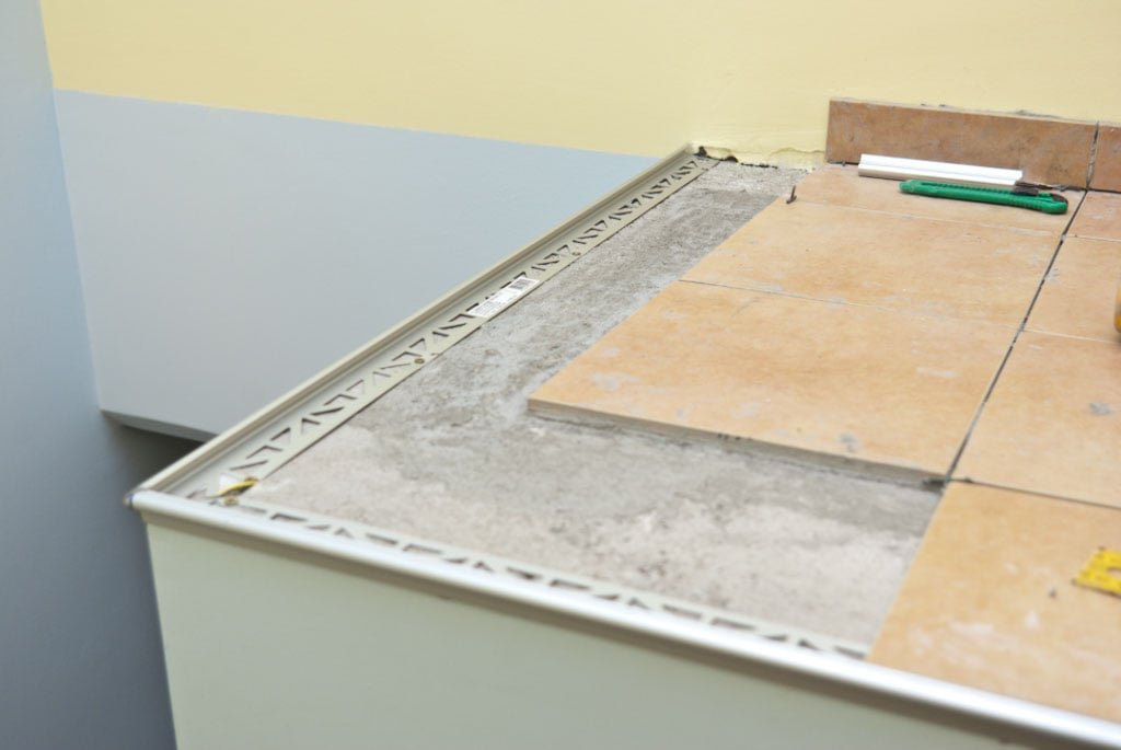 How to Install Aluminum Tile Edging