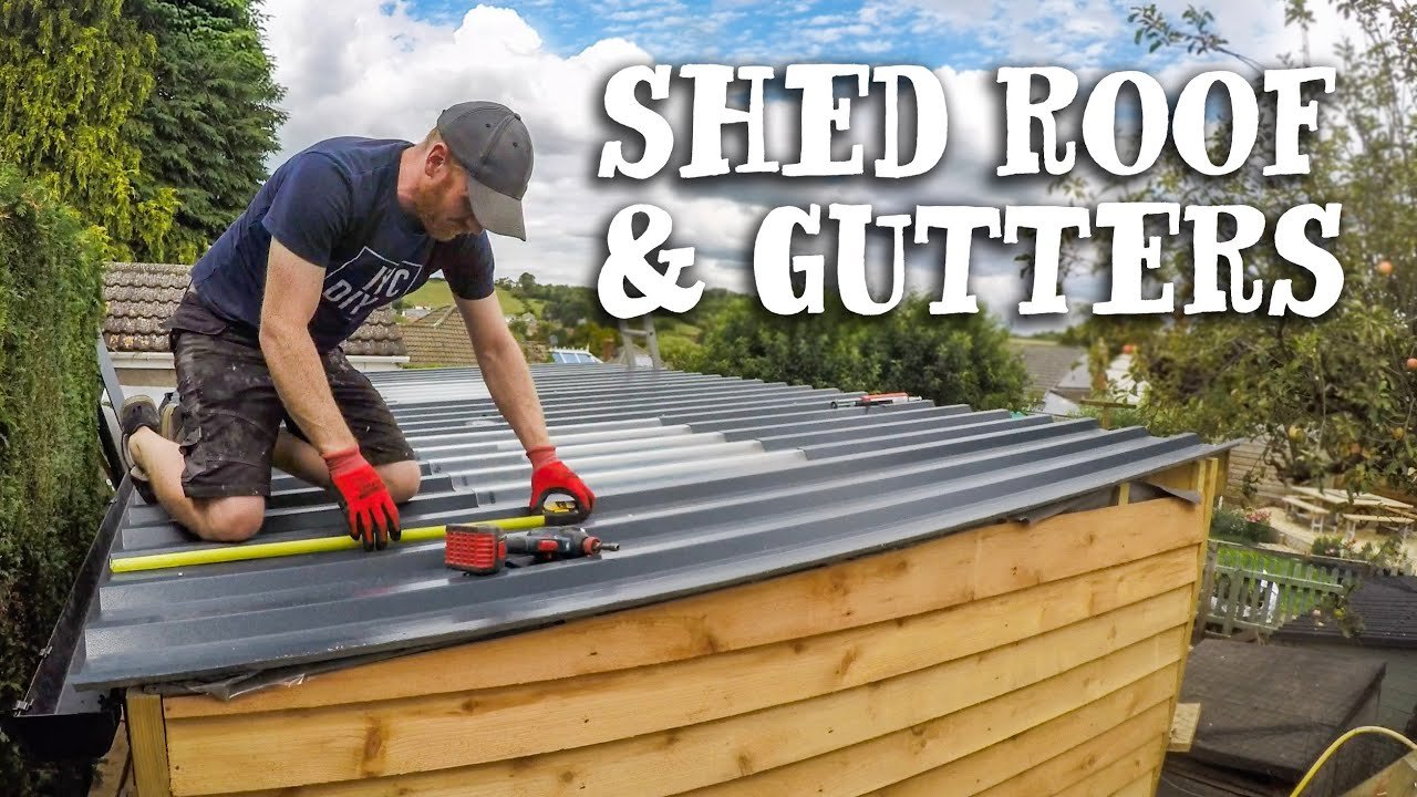 How to Install Corrugated Metal Roofing on a Shed