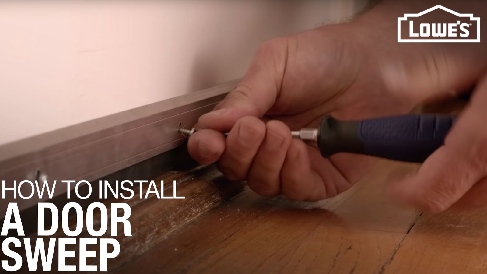 How to Install Door Sweep on Metal Door