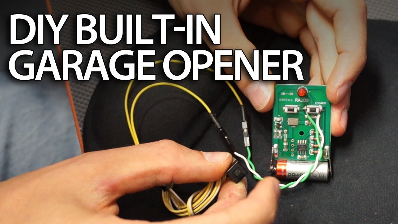 How to Install Garage Door Opener Remote