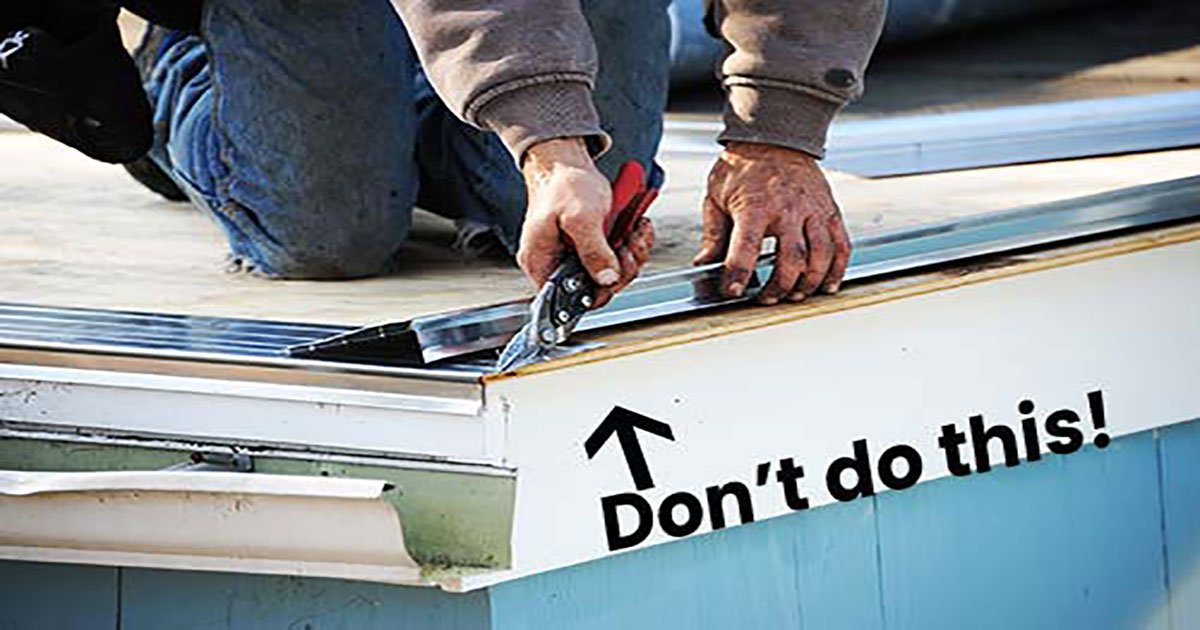 How to Install Metal Drip Edge