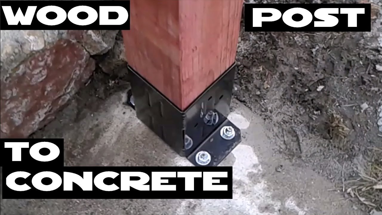 How to Install Post on Concrete