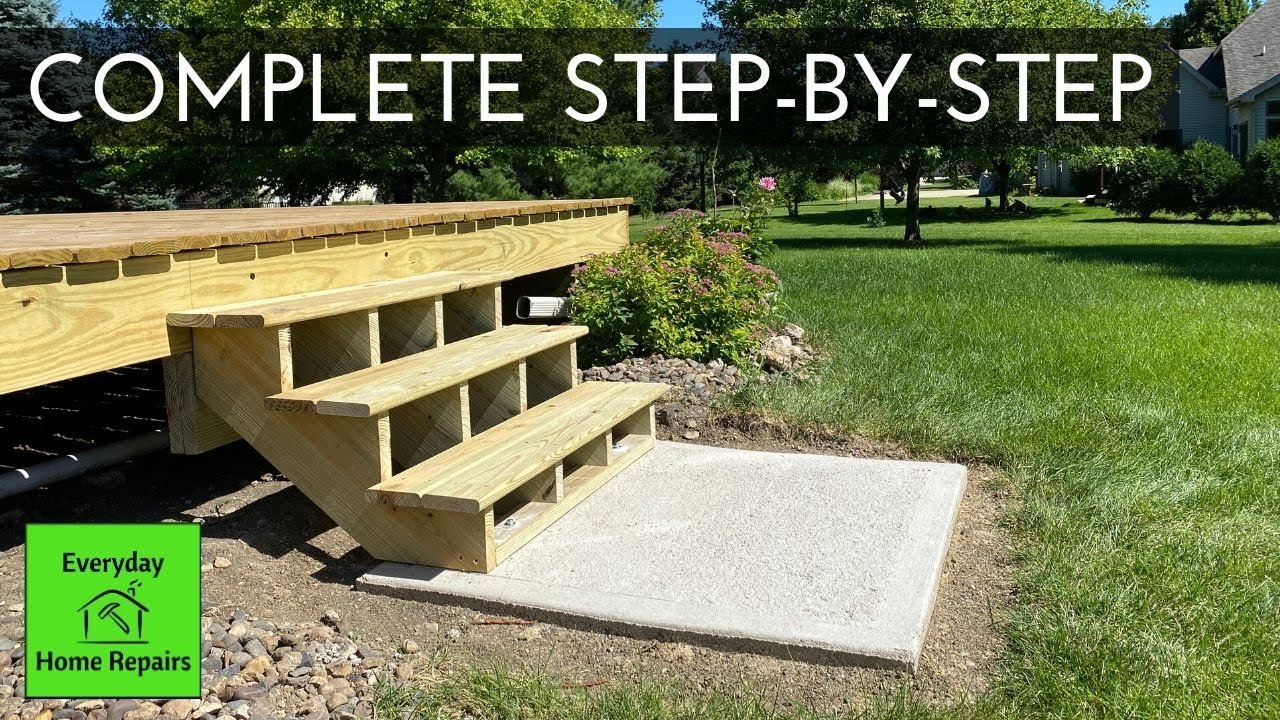 How to Install Steps on a Deck