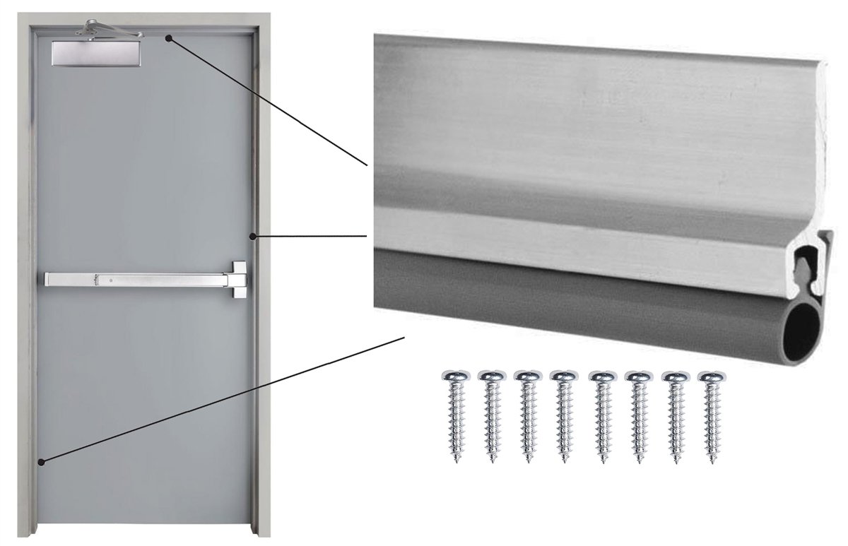 How to Install Weather Stripping on Metal Door Frame