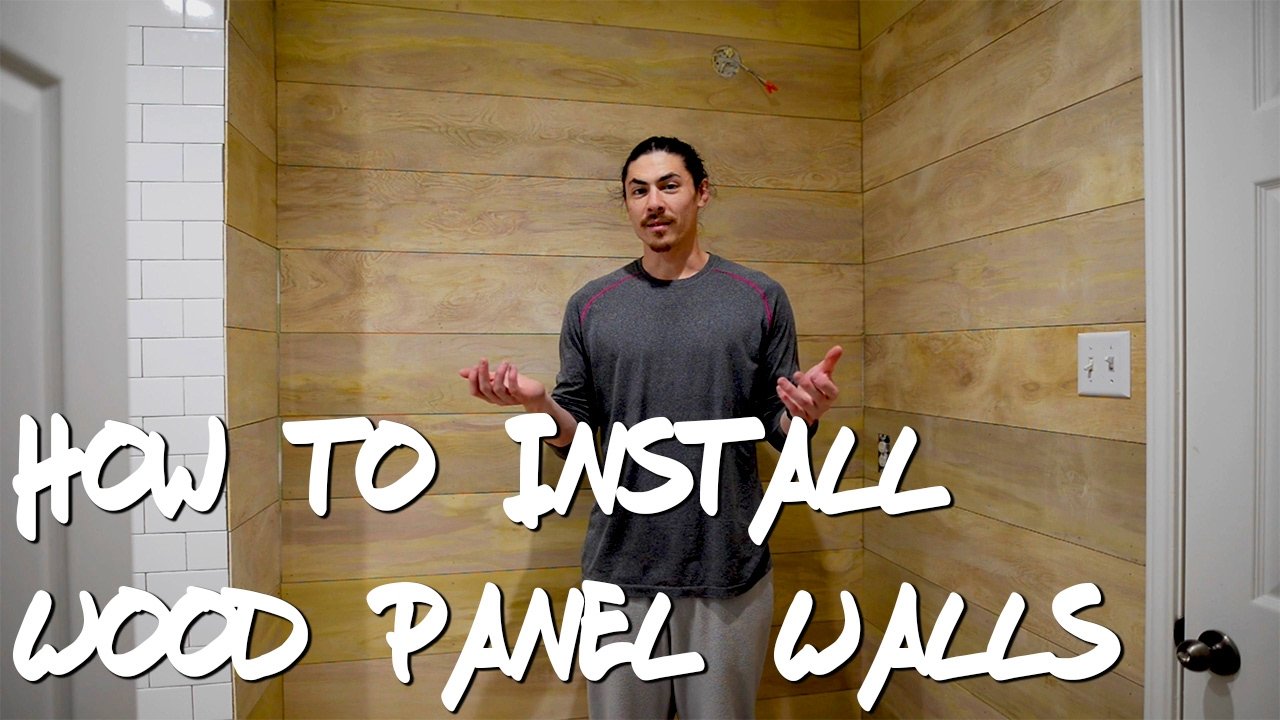 How to Install Wood Wall Paneling