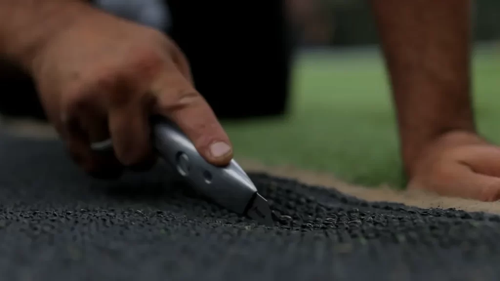 Installing The Artificial Grass