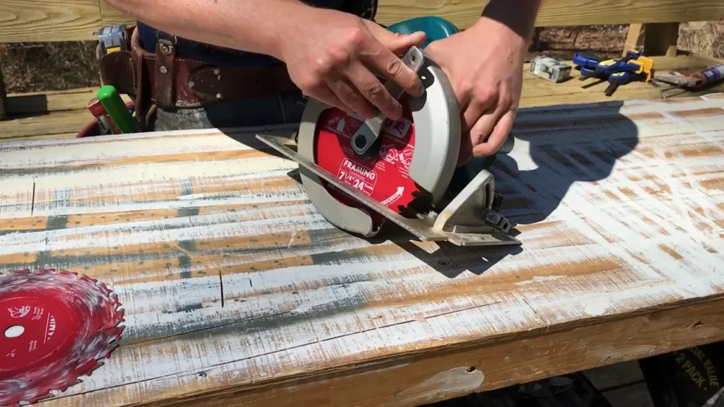 Taking Out The Old Blade