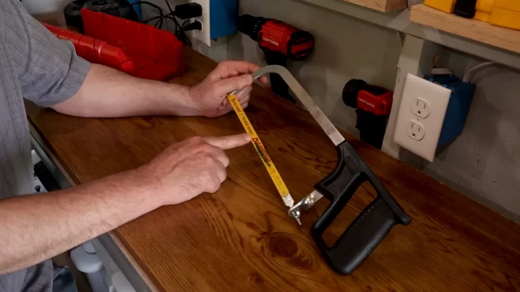 Testing And Adjusting The Hacksaw Blade