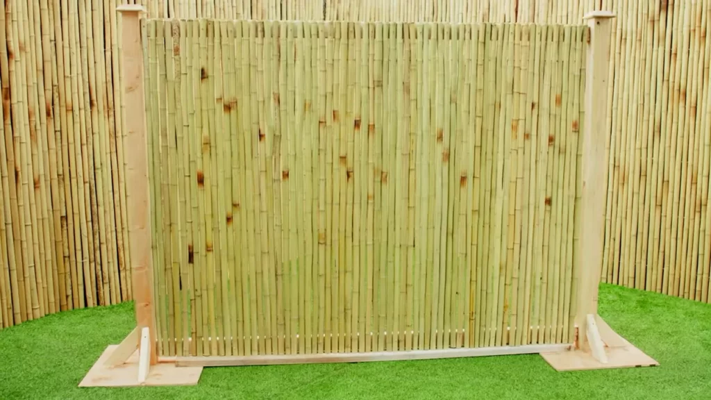 How to Install a Bamboo Fence