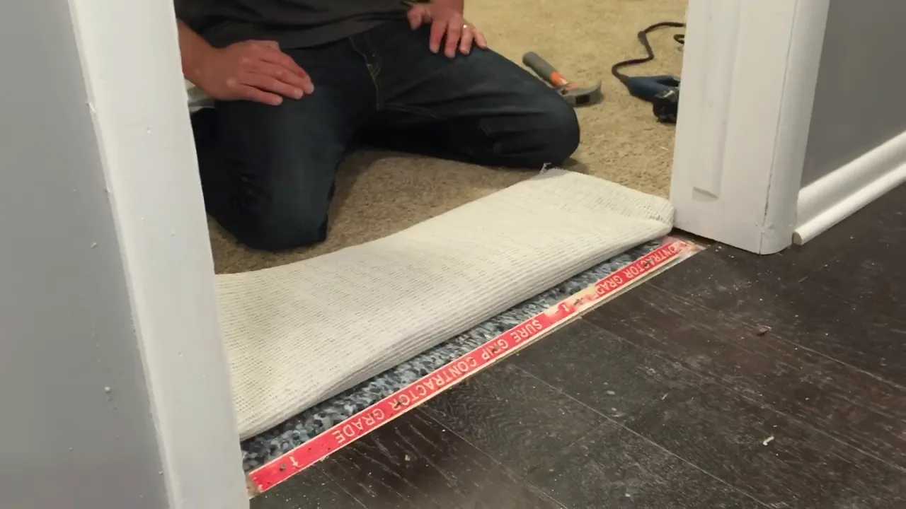 How to Install Carpet Transition at Doorways